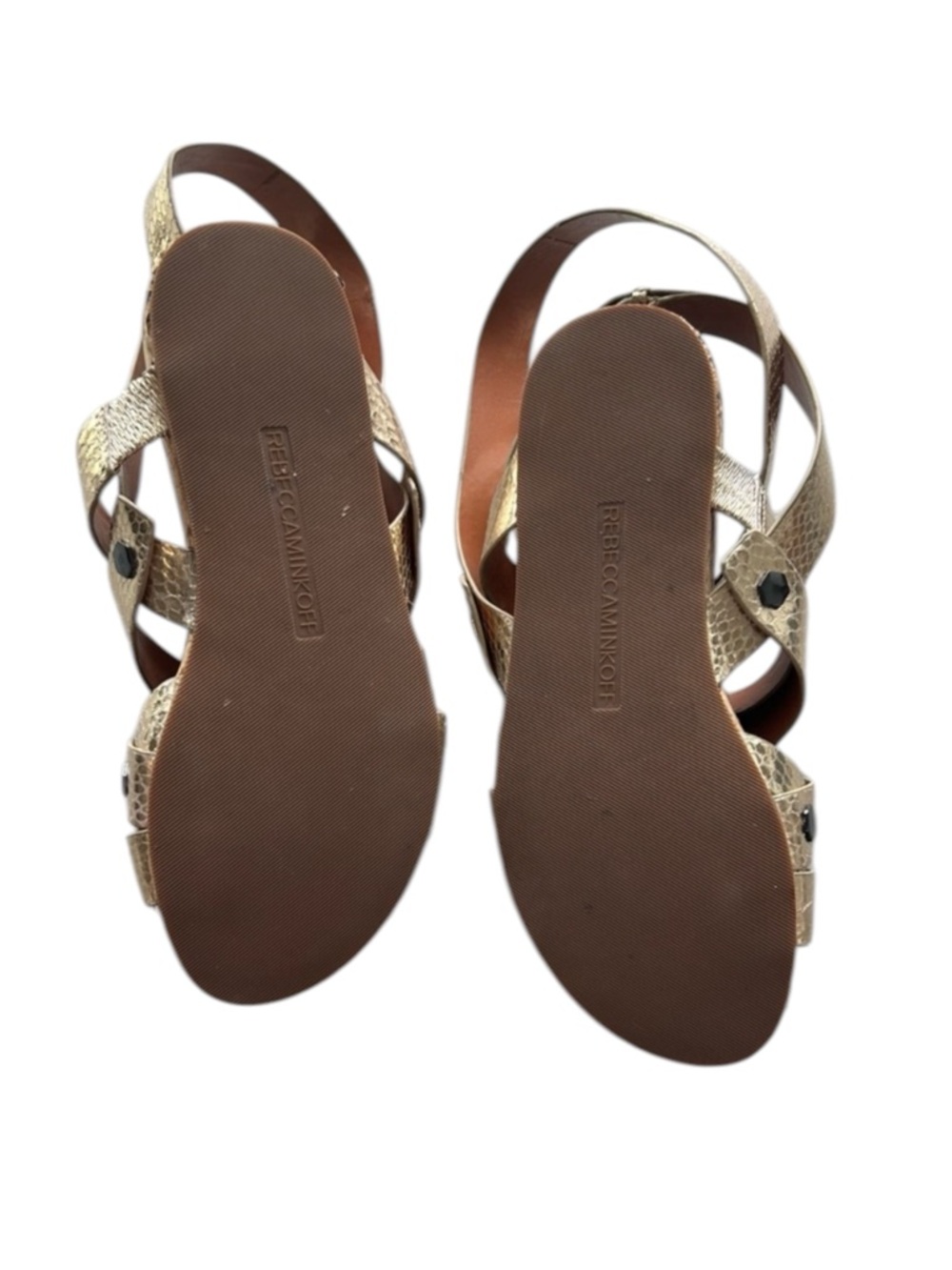 Rebecca Minkoff Tristen Metallic Gladiator Sandal - Picture 6 of 13